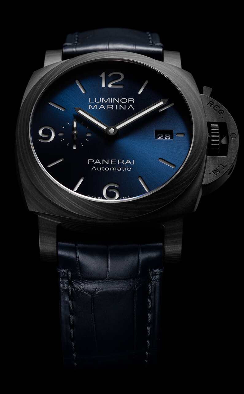 “ブルーノッテ”と“カーボテック™”。色と素材の新たなマッチングによるプレシャスウオッチの新潮流|PANERAI