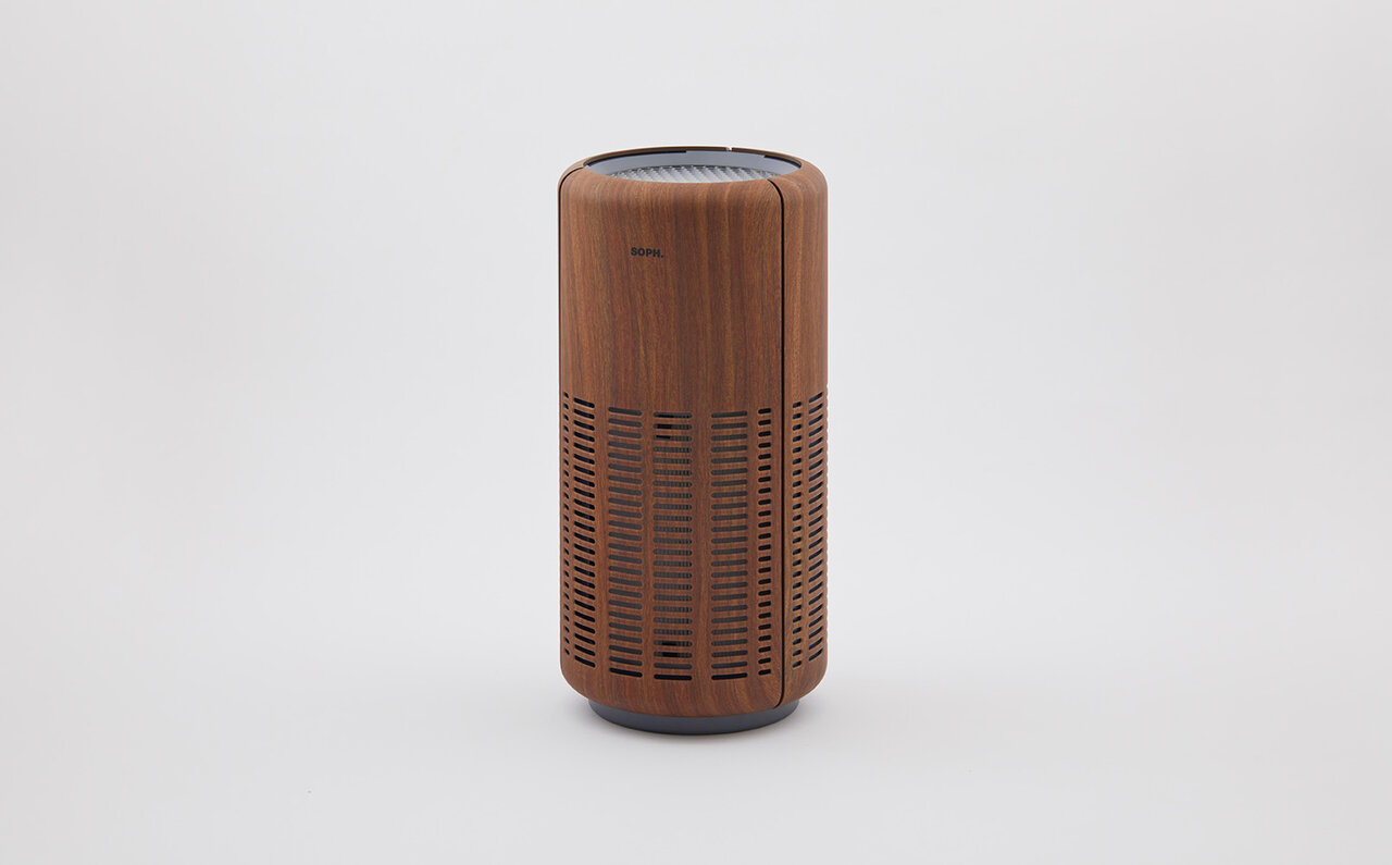 インテリアに馴染む家電。SOPH.と協業し、ブラックウォルナット調の空気清浄機を限定発売｜cado