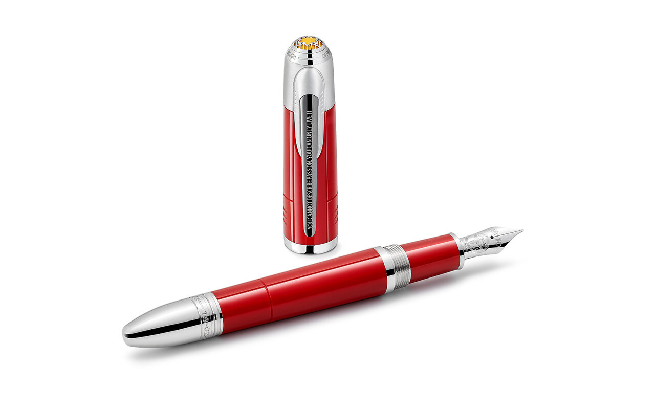 世界的な自動車帝国を築いた男 エンツォ・フェラーリへのオマージュ。フェラーリの歴史と美意識を反映した万年筆｜MONTBLANC