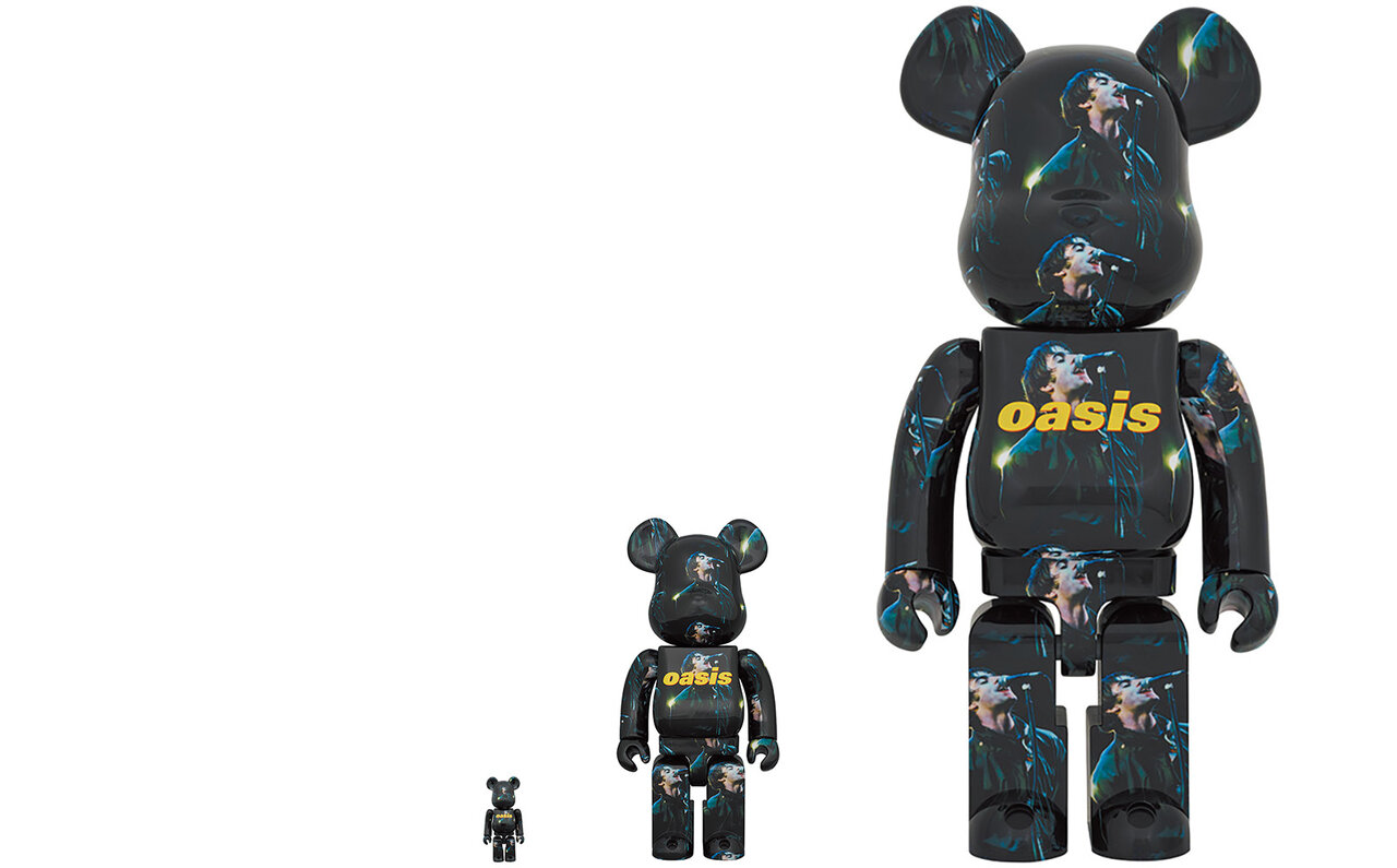 英国を代表するバンド＜OASIS＞、そのキャリア絶頂期の伝説の野外ライヴがBE@RBRICKになって登場 | MEDICOM TOY