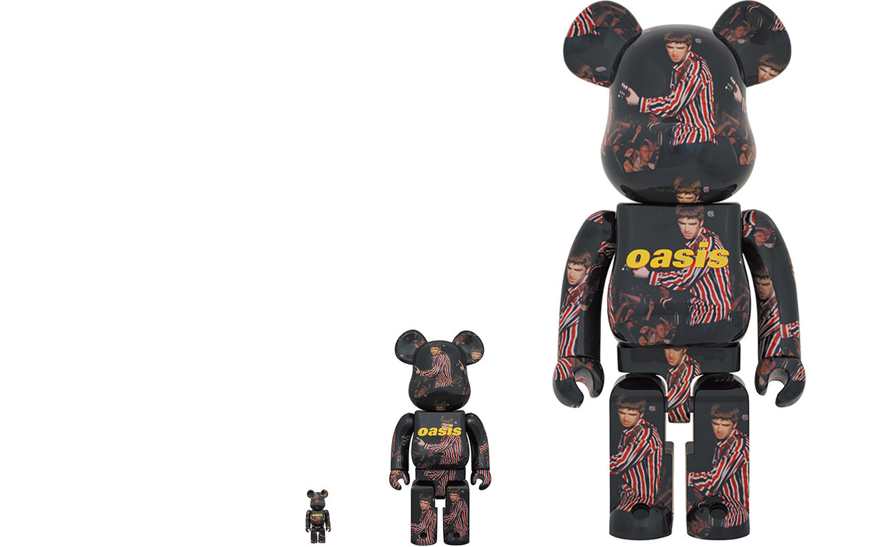 英国を代表するバンド＜OASIS＞、そのキャリア絶頂期の伝説の野外ライヴがBE@RBRICKになって登場 | MEDICOM TOY