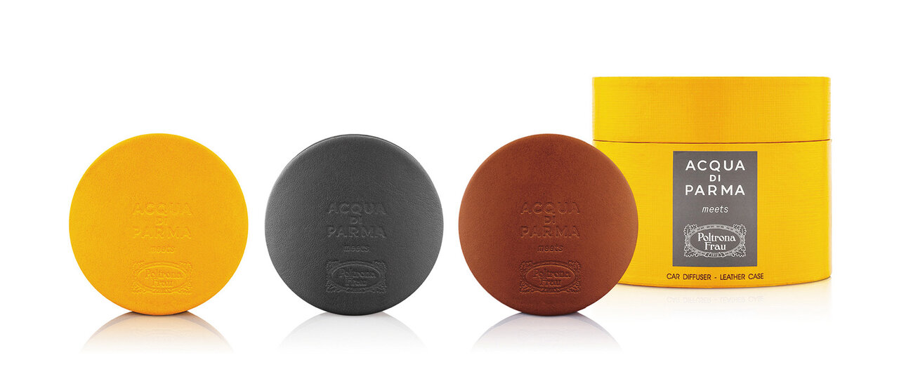 デザインも素敵！　アクア ディ パルマが伊・家具ブランドとコラボしたカーディフューザー｜ACQUA DI PARMA