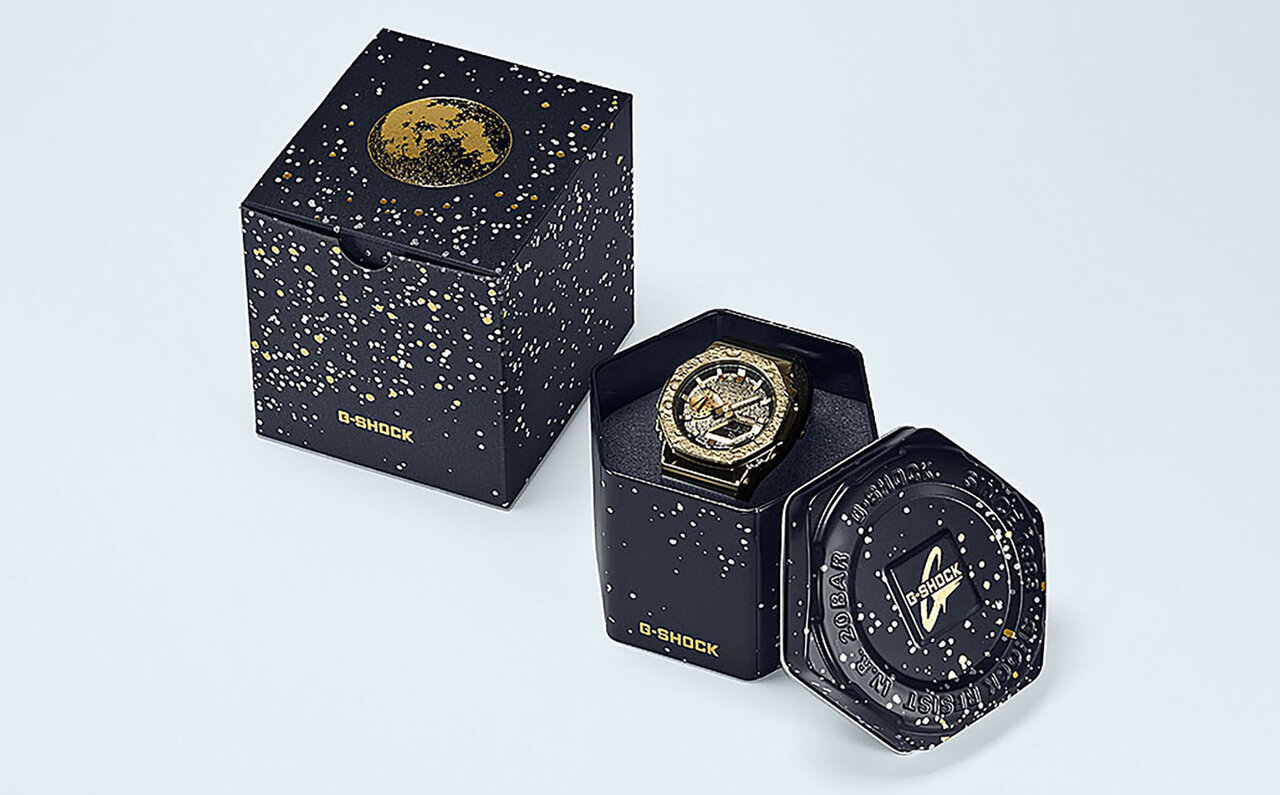 月面をリアルに表現。スペイスシーかつゴージャスな“カシオーク”｜G-SHOCK