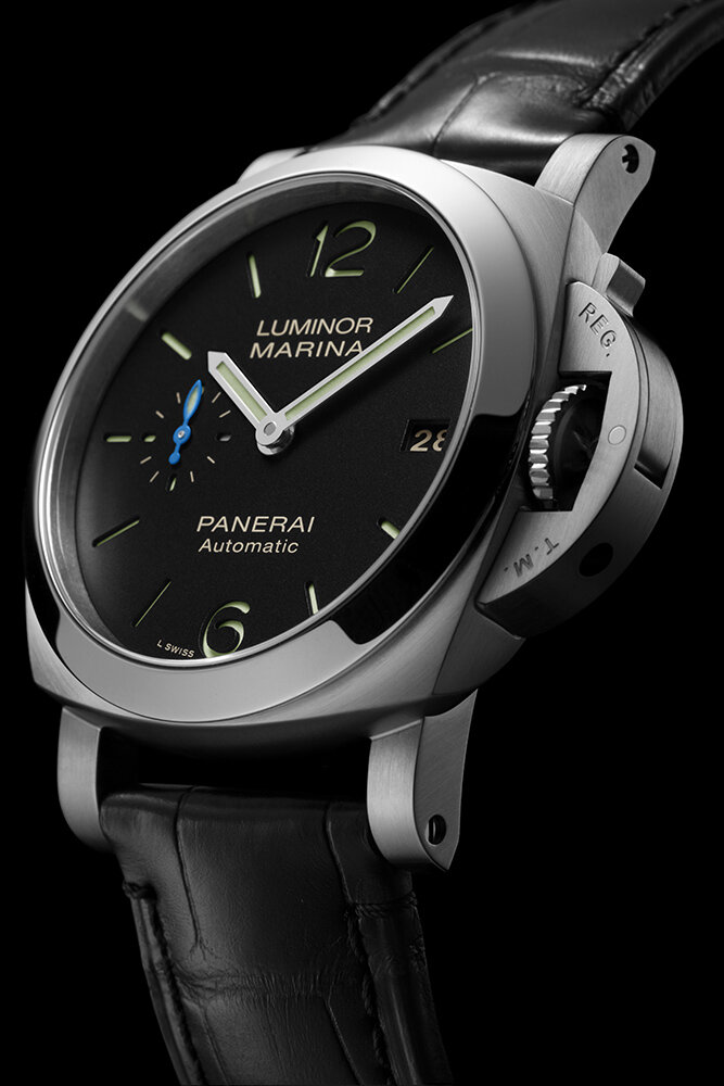 アイコニックなルックスはそのまま、腕載せがいい40ミリ径にダウンサイズ|PANERAI