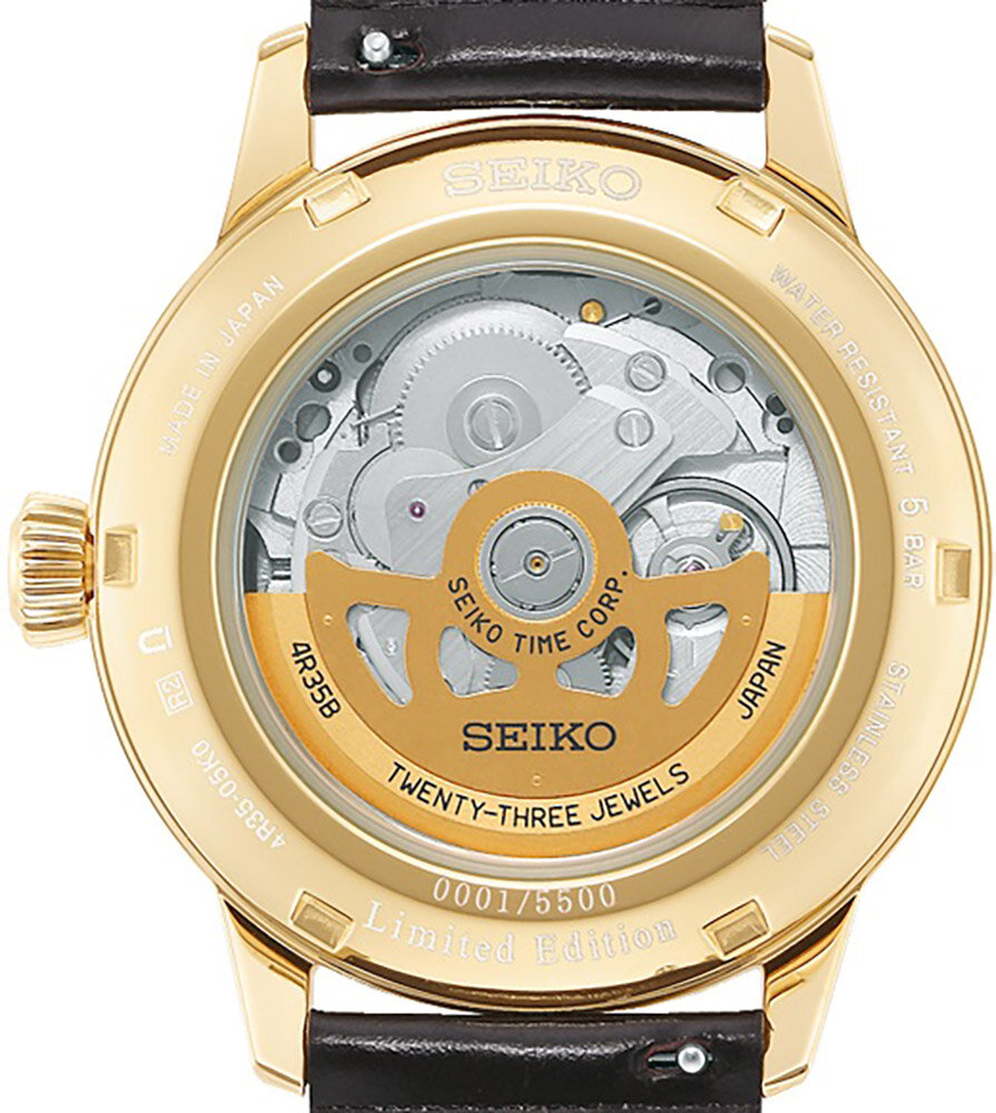 東京銀座の老舗バーが考案した黄金色に輝くカクテルレシピを艷やかな文字盤で表現|SEIKO