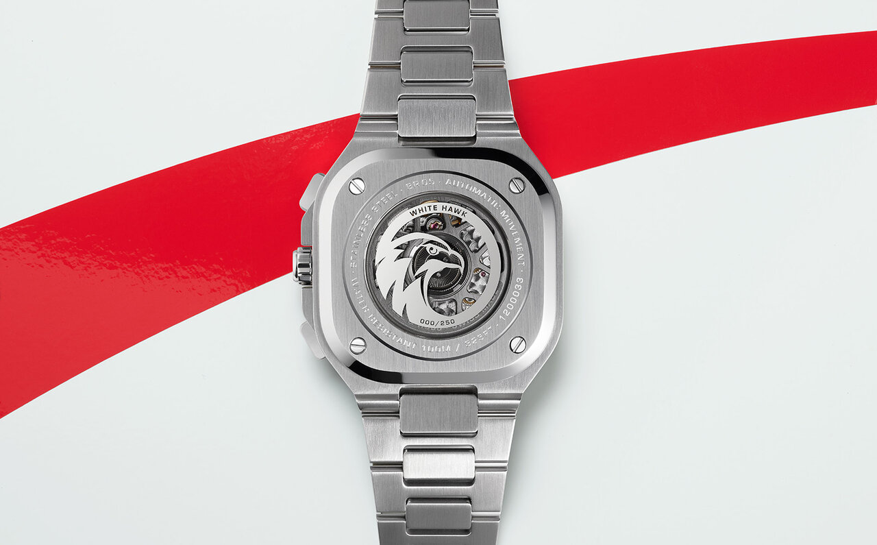数量限定250本！　都会的デザインにピュアなルックスを備えた新作「BR 05 CHRONOGRAPH WHITE HAWK」｜Bell & Ross