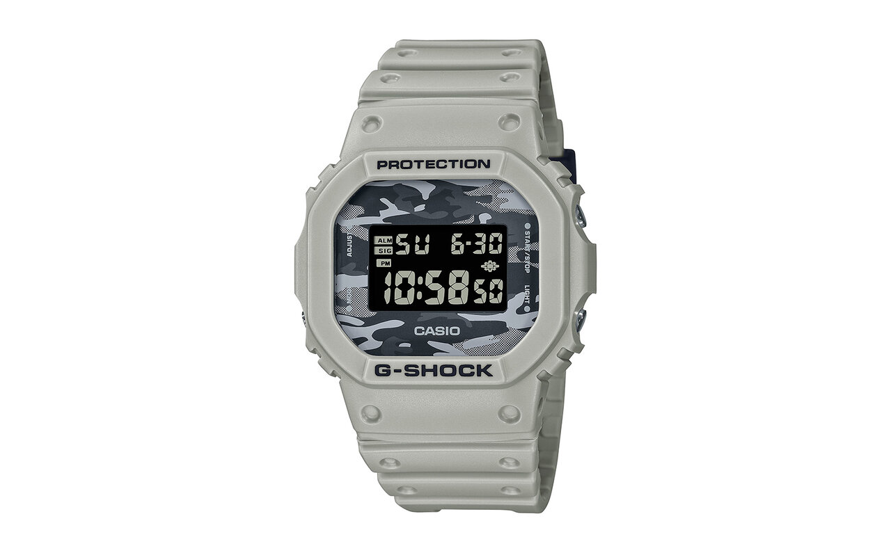 ユーティリティカラー×カモフラージュ柄で生まれ変わった大人顔のGショック｜G-SHOCK