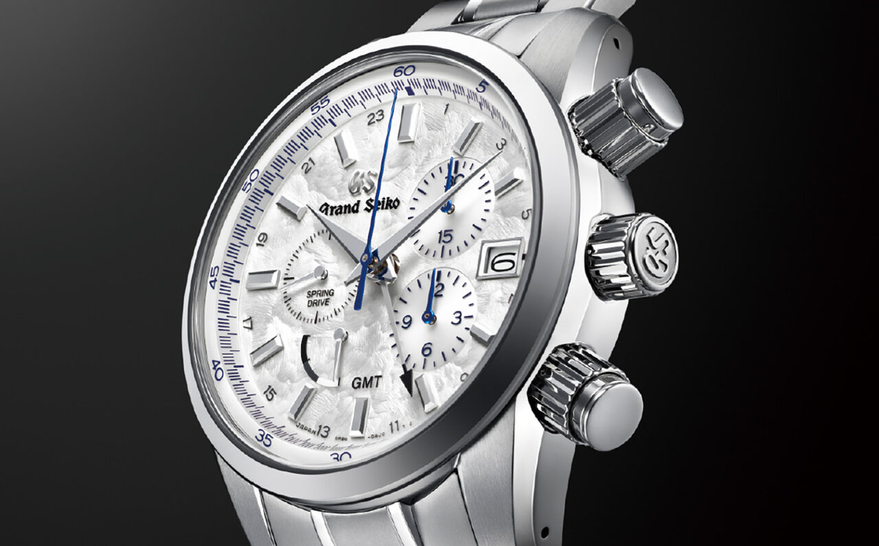  雪原を表現した“ニュアンスダイアル”を搭載。クロノグラフ＆GMTの誕生を祝す限定モデル｜GRAND SEIKO