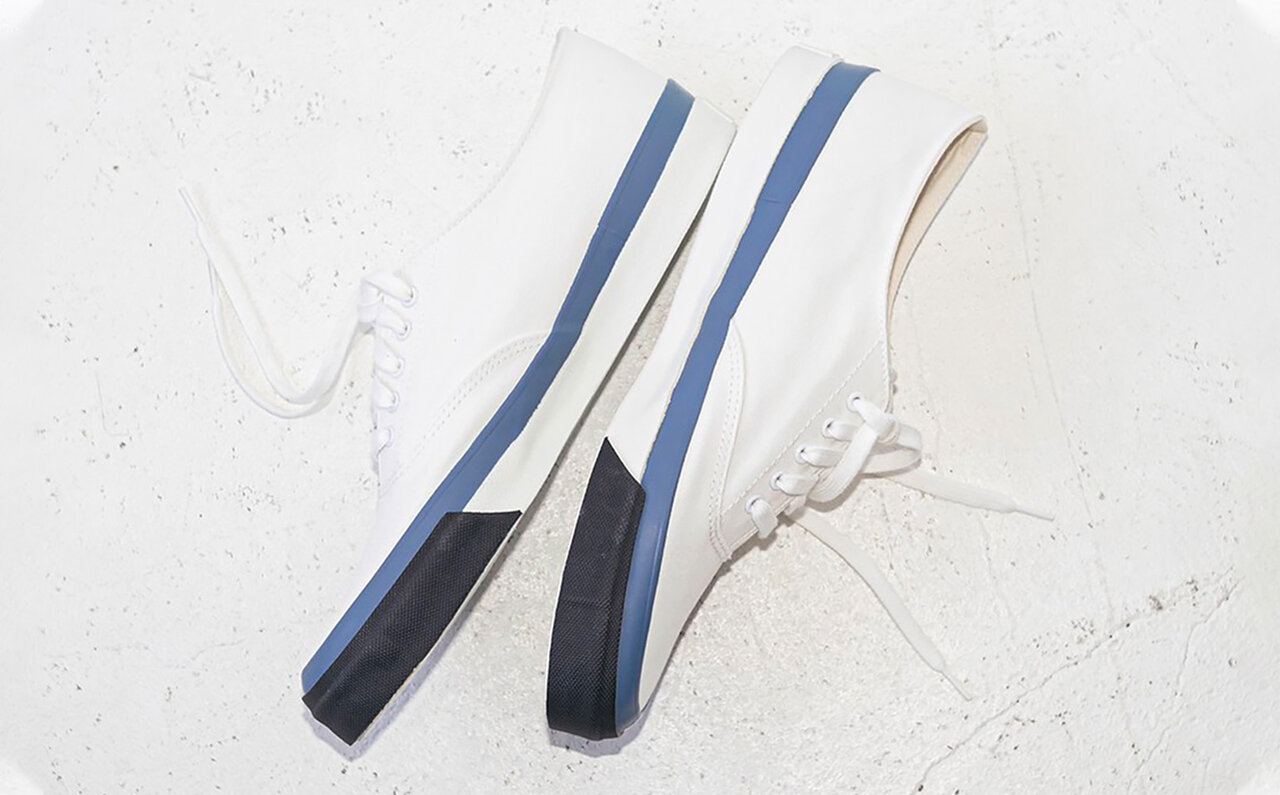 人気の定番シューズ「ASAHI DECK」を色付きラバーでアレンジ｜ASAHI