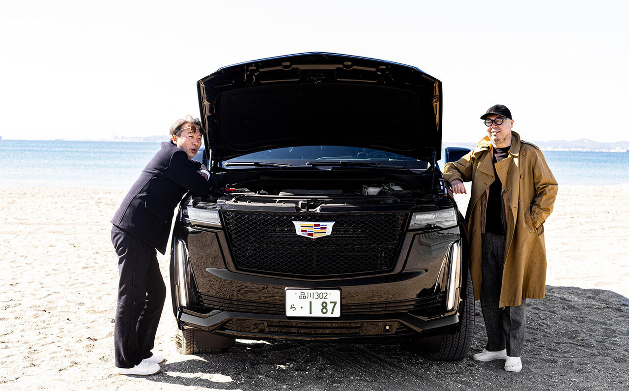 注目のクリエイターがキャデラックとともに過ごす一日──エスカレード × 田中知之 & 前田陽一郎編｜Cadillac