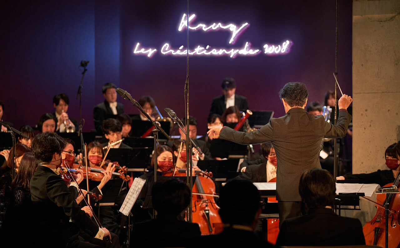 クリュッグのために千住明氏が作曲した楽曲「レ・クレアシオン 2008」を公開|KRUG