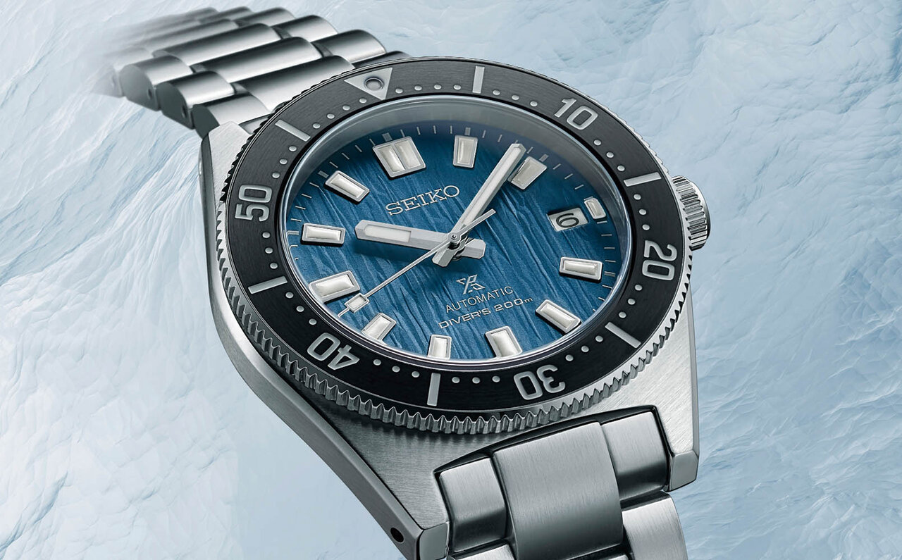 セイコーダイバーズのルーツ、極地の壮大な氷河の世界をダイアルに表現|SEIKO