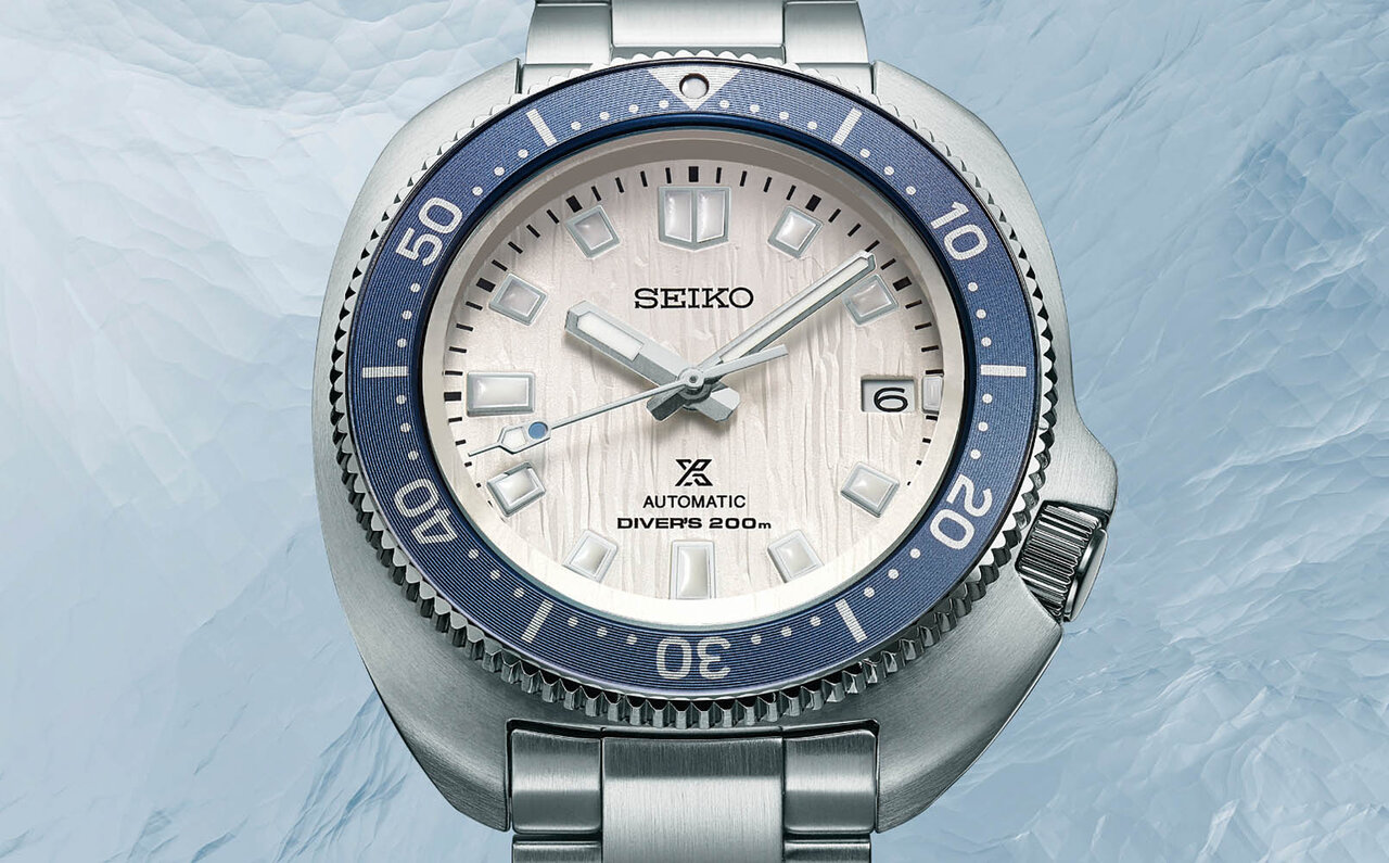 セイコーダイバーズのルーツ、極地の壮大な氷河の世界をダイアルに表現|SEIKO