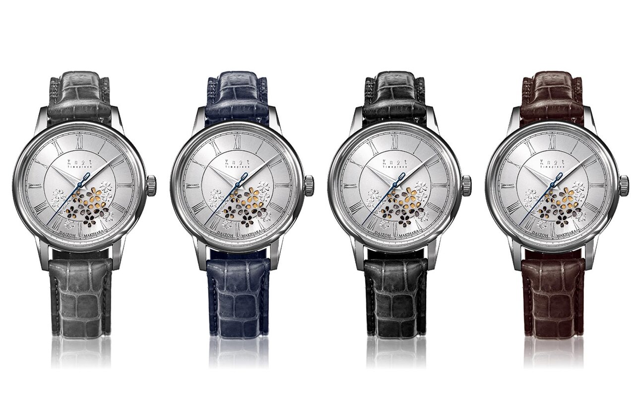 ひと目で分かる超個性。独立時計師・牧原大造氏が表現する桜モチーフの”和モダン”ウオッチ｜Knot