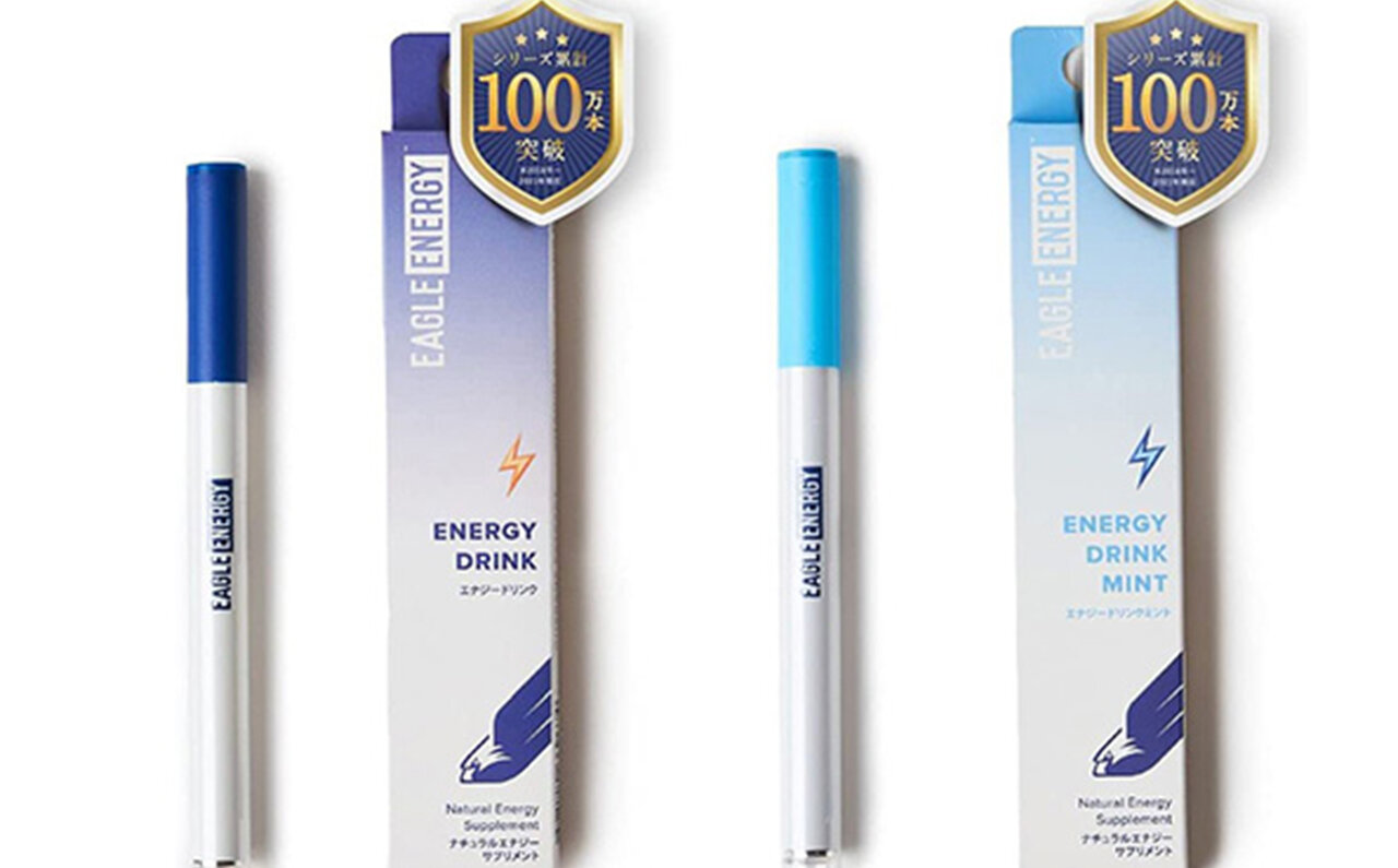 カフェインは吸う時代。糖分ゼロの新感覚エナジードリンク「EAGLE ENERGY」｜Pod Energy