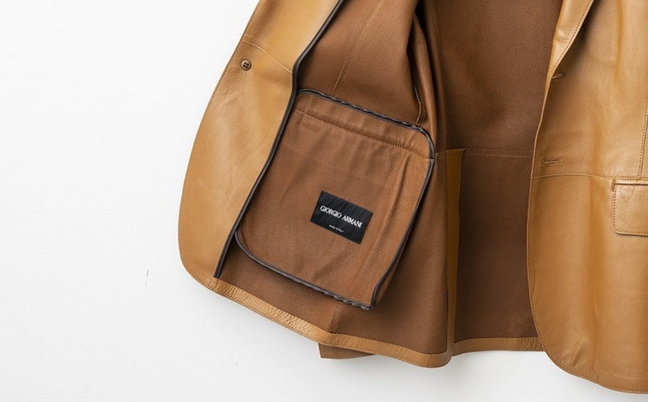 人気の「メイド トゥ オーダー」シリーズに上質な着心地を叶えるグローブレザー素材が登場|GIORGIO ARMANI