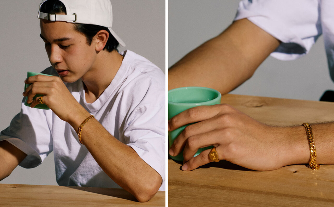 長谷川昭雄氏とギンザタナカの初コラボ「A.H K24 シグネットリング」発売。刻印ができるヘキサゴン型リング|GINZA TANAKA