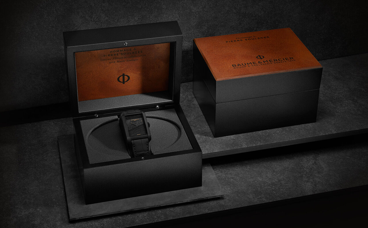 “黒の巨匠”に捧げられたハンプトン「ピエール・スーラージュへのオマージュ」|BAUME & MERCIER