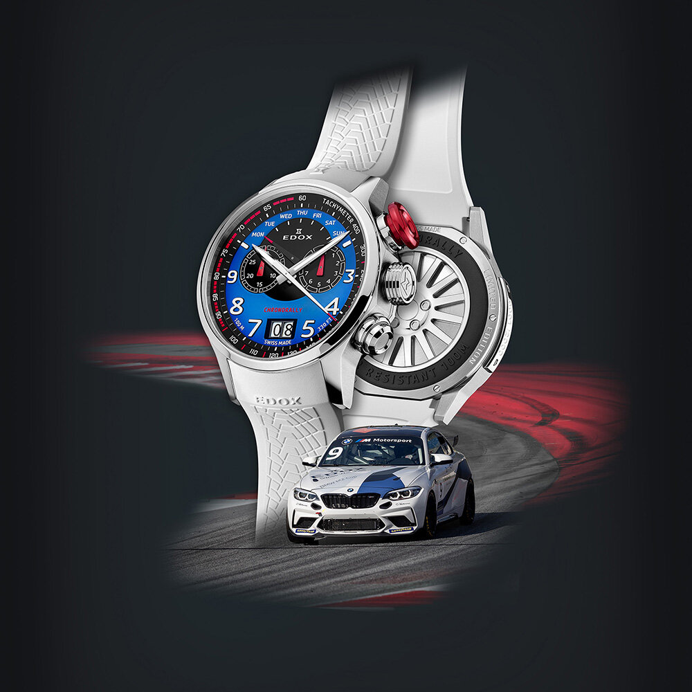 世界で2000本の限定生産。BMW M モータースポーツとのパートナーシップ記念モデルが登場|EDOX