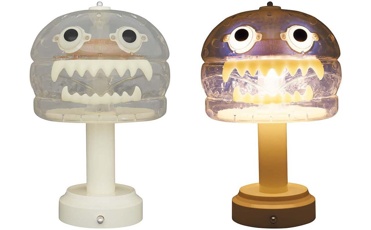 UNDERCOVER × MEDICOM TOYのハンバーガーランプがクリア Ver.で登場 | MEDICOM TOY