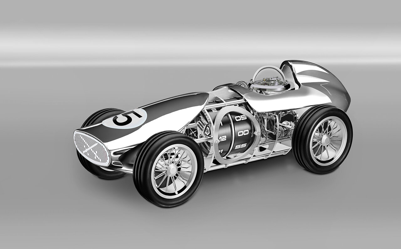 2022年新作クロック「タイム ファスト」クロームメッキ限定モデルが登場｜L’EPEE