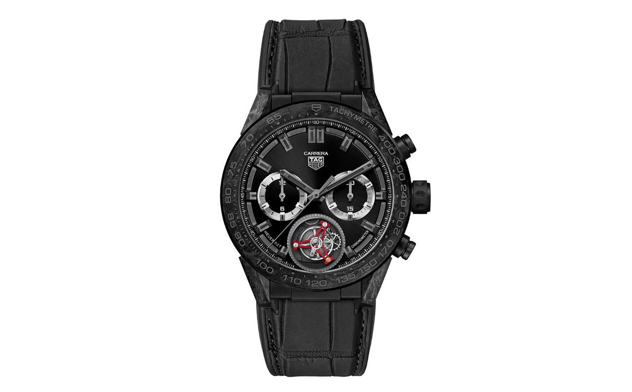 真紅のトゥールビヨンを搭載した「カレラ」シリーズの頂点・迫力モデル|TAG HEUER
