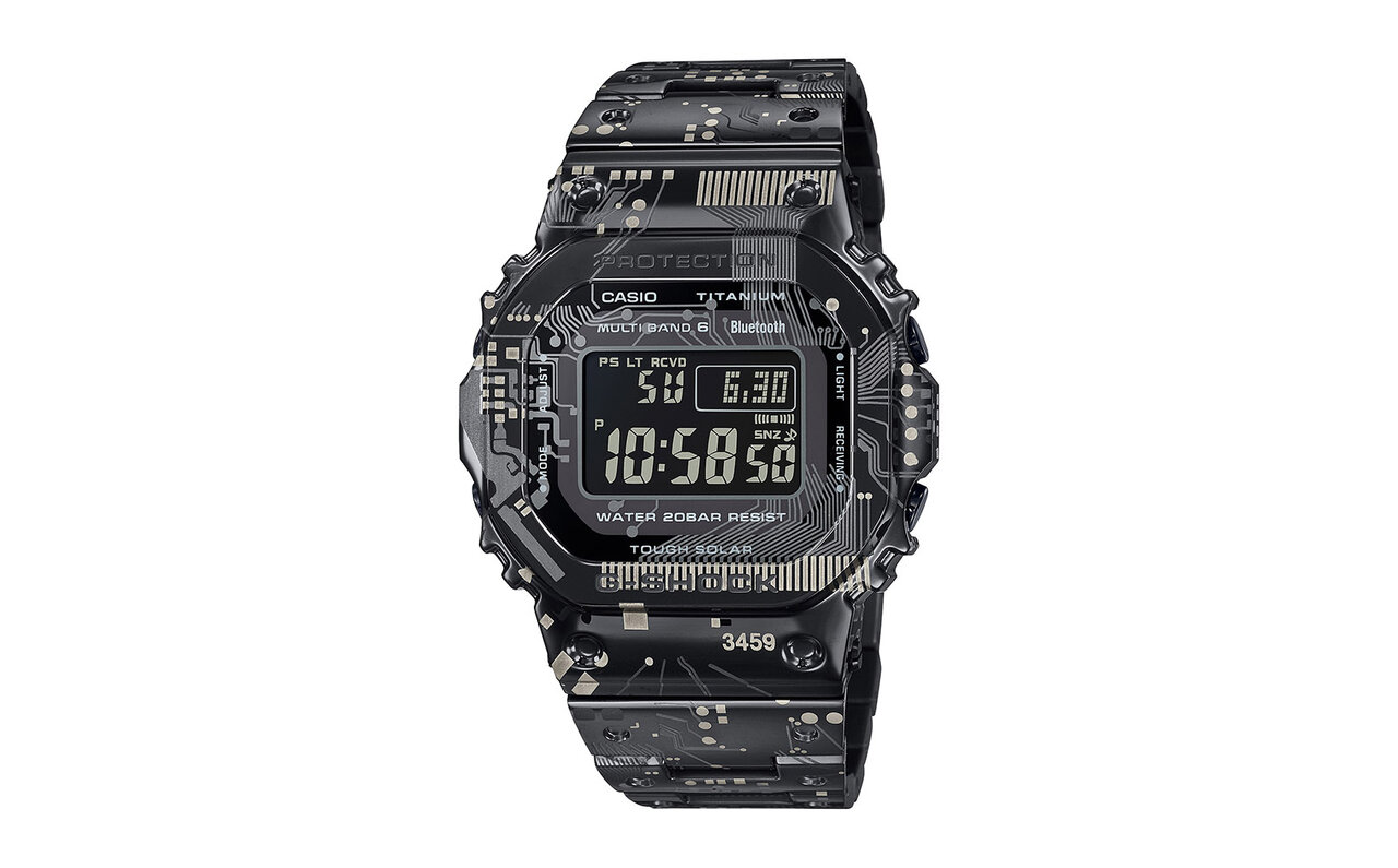 初代G-SHOCK「DW-5000C」をフルメタル化した「GMW-B5000」シリーズから、チタン合金採用のスペシャルモデル登場|G-SHOCK