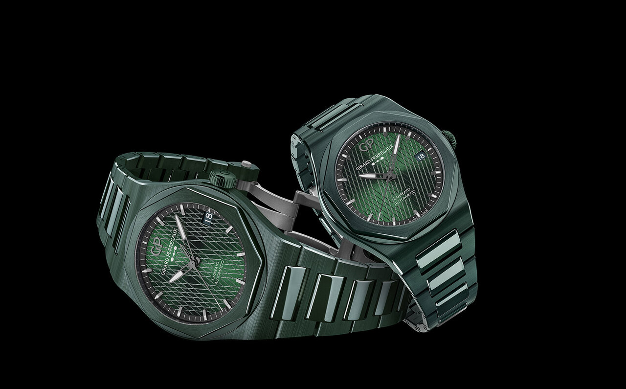 伝統的なグリーンを纏う「ロレアート グリーンセラミック アストンマーティン エディション」｜GIRARD-PERREGAUX