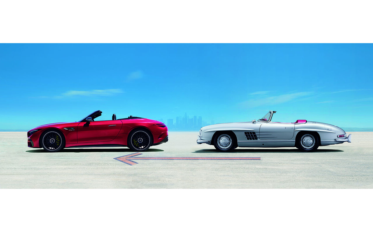 最高出力585ps、最高速度315㎞/h──メルセデスAMG SL 63 4MATIC+ が日本上陸|Mercedes AMG
