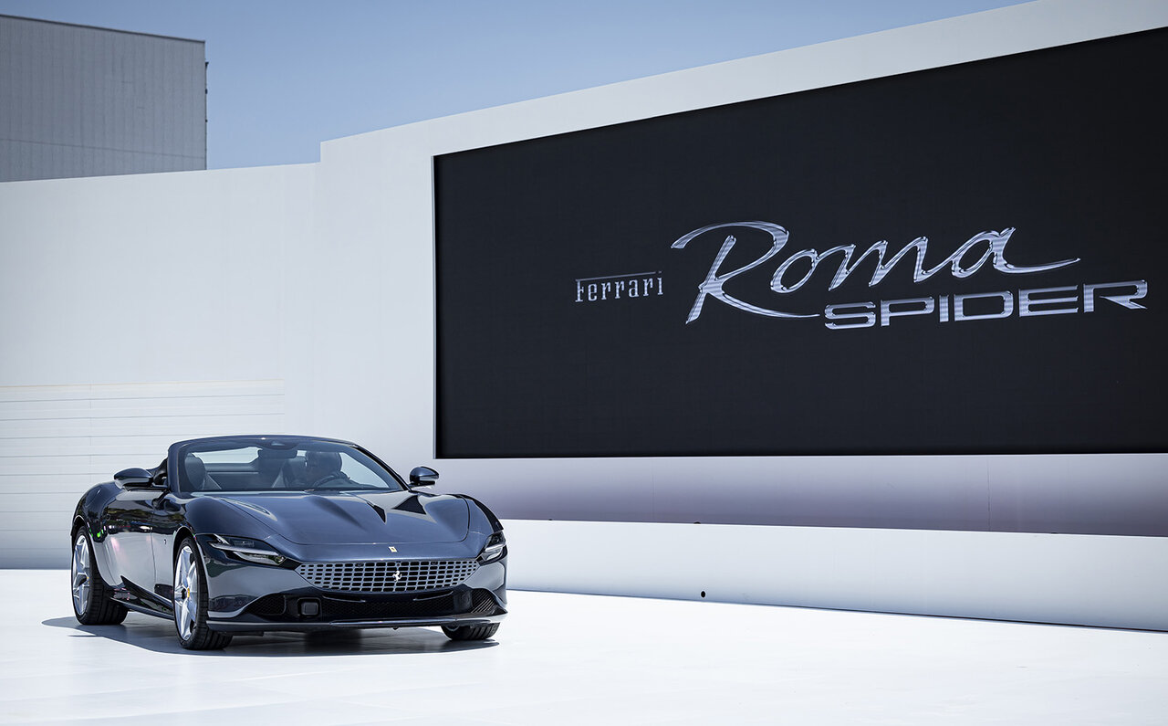 ローマ スパイダーが日本初上陸──再解釈したイタリアン・シックと最新テクノロジーの融合｜Ferrari