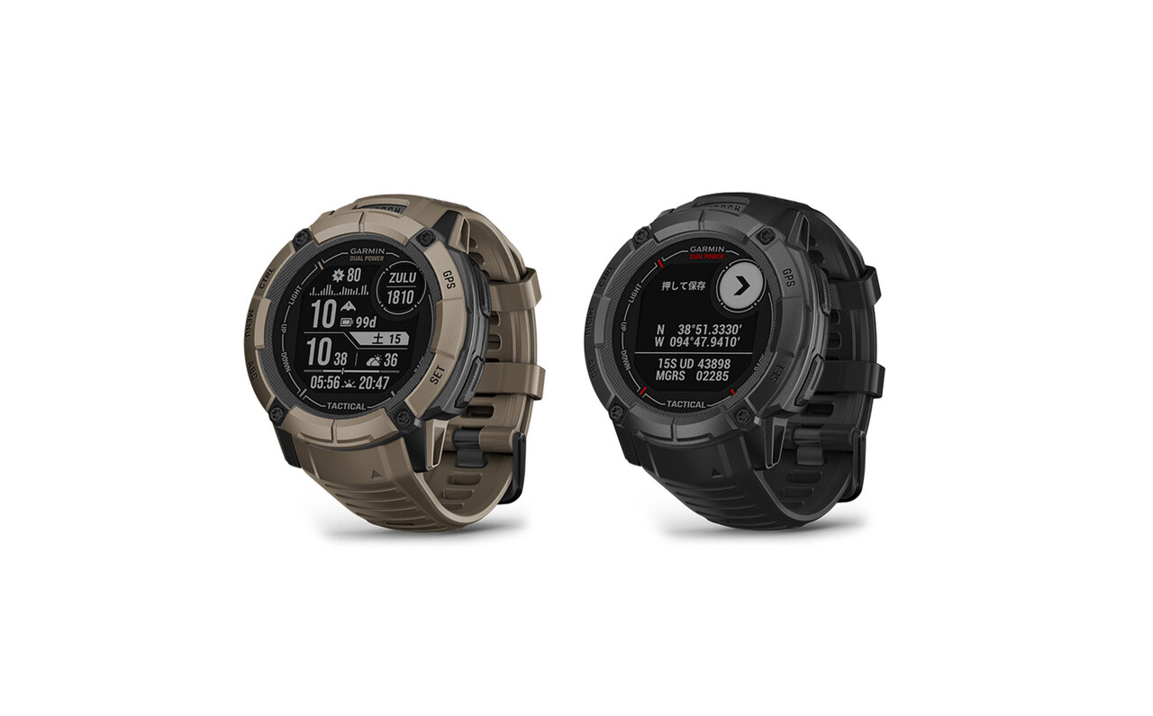 ソーラー充電タイプのアウトドアGPSウォッチ「Instinct 2X」シリーズが登場|Garmin