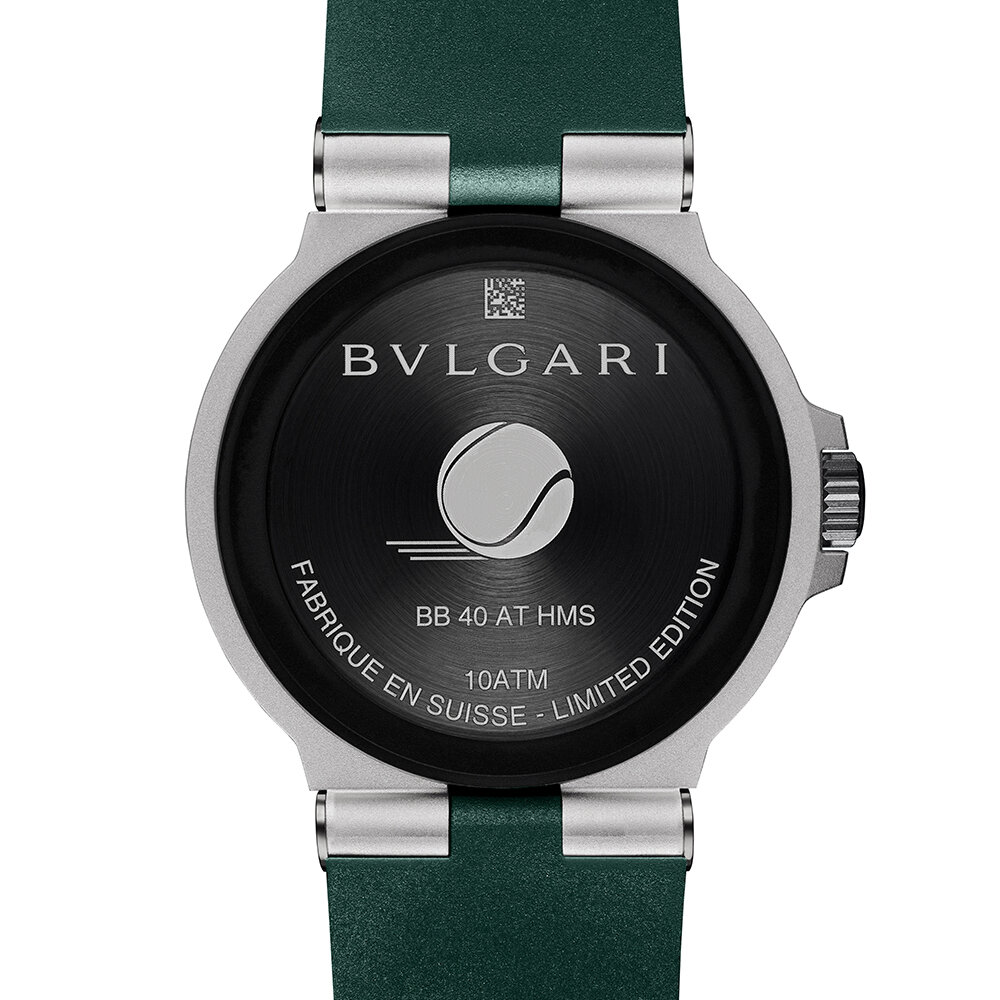 世界限定800本。テニス好き向けにグリーンカラーの「ブルガリ アルミニウム」新モデルが登場｜BVLGARI