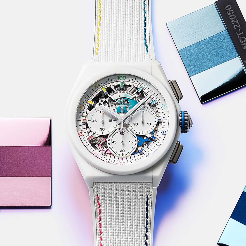 輝く色彩とハイビートの競演。ゼニスの新作「デファイ 21 クロマ II」｜ZENITH