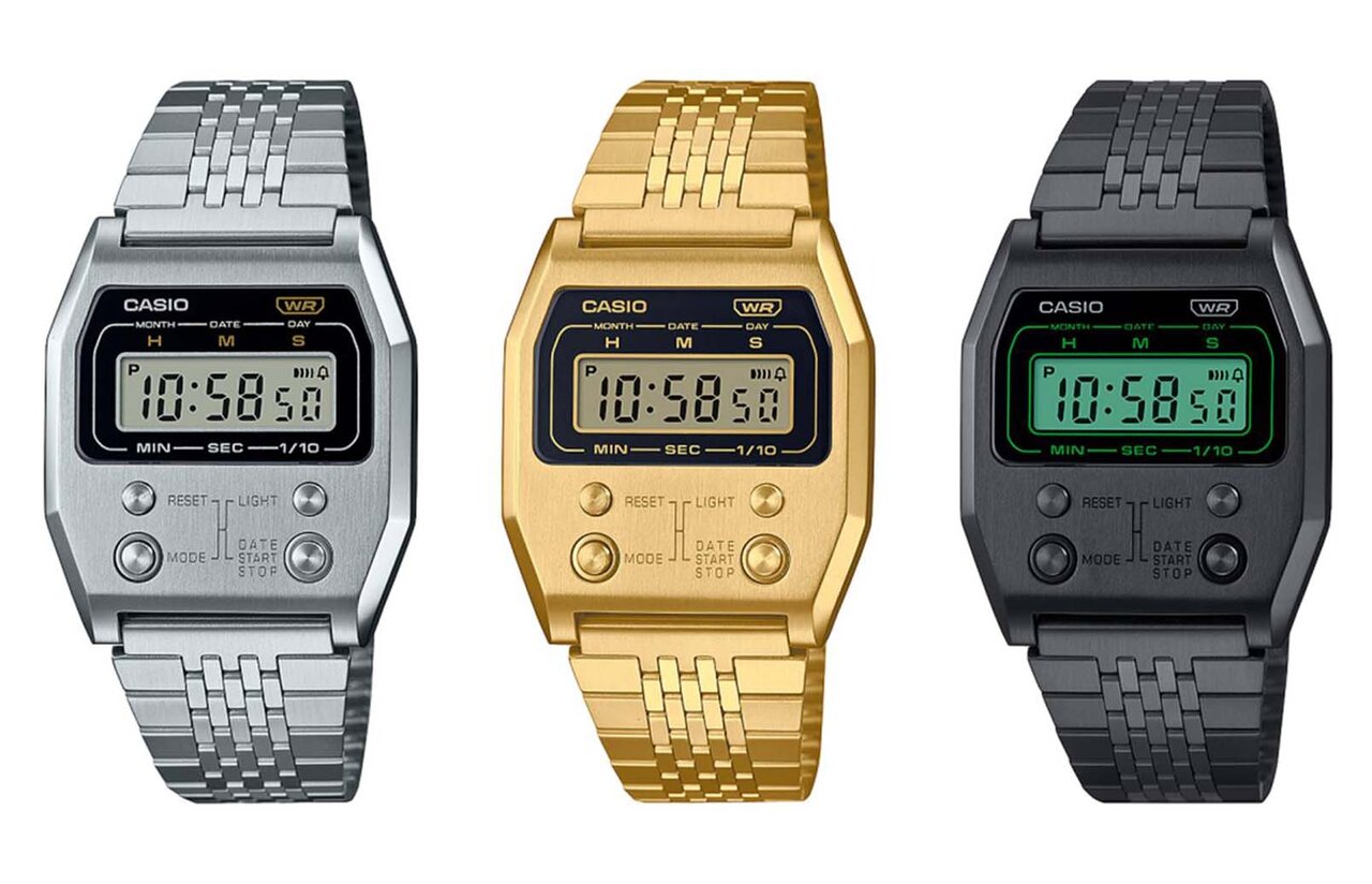 1970年代後半のフロントボタンモデルを復刻した3モデルが登場｜CASIO