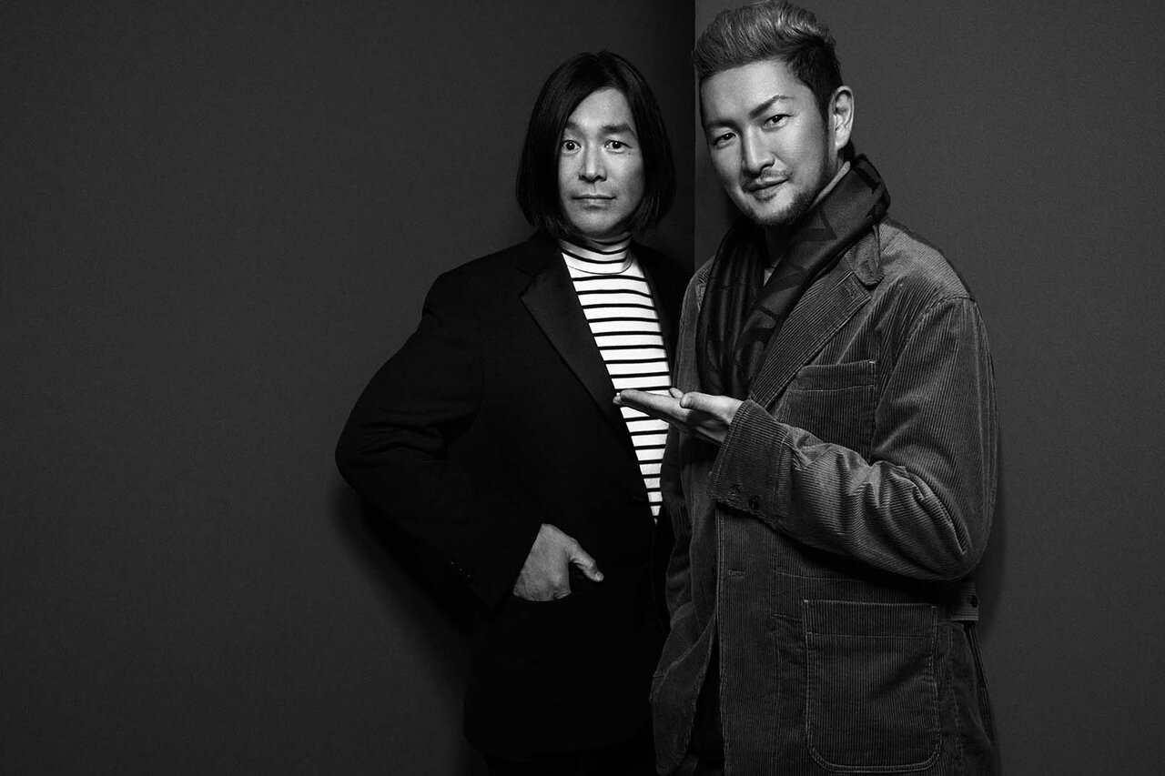 「ランバン コレクション メンズ」中村獅童が知的に着こなすブルーの世界｜LANVIN COLLECTION