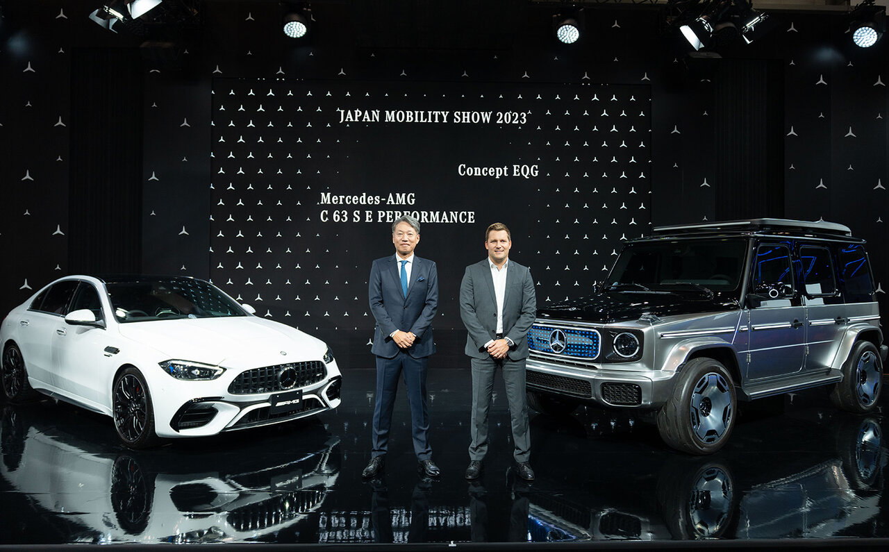メルセデス・ベンツがBEVのGクラスコンセプトモデル「コンセプトEQG」を日本初披露|Mercedes Benz