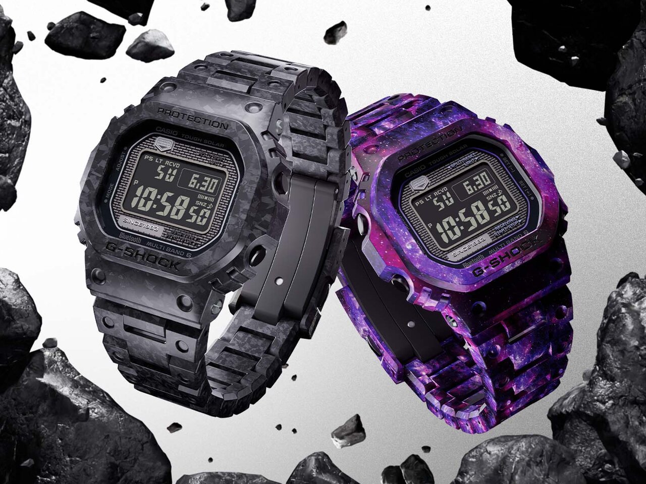 G-SHOCK誕生40周年を記念するカーボン仕様の「GCW-B5000UN」|G-SHOCK