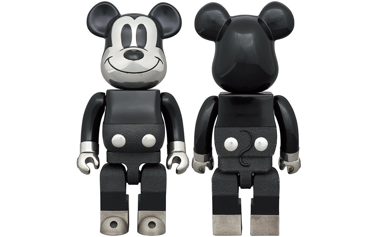 BE@RBRICK MICKEY MOUSE B&W Ver.のROYAL SELANGORモデルが登場 | MEDICOM TOY