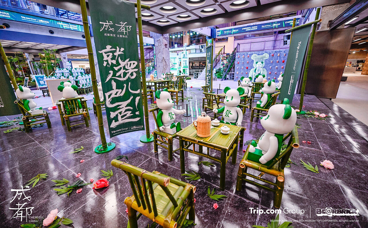 Trip.com × BE@RBRICKのポップアップイベント 5年間で中国10都市を巡ると成都COSMOで発表 | MEDICOM TOY
