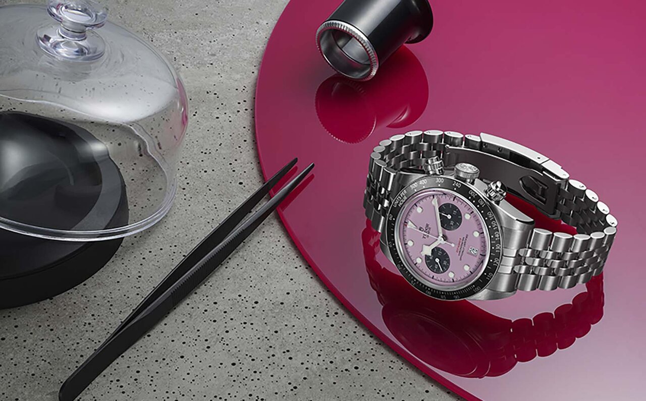 大胆なピンクダイアルが目を惹く新作「ブラックベイ クロノ ピンク」発表｜TUDOR