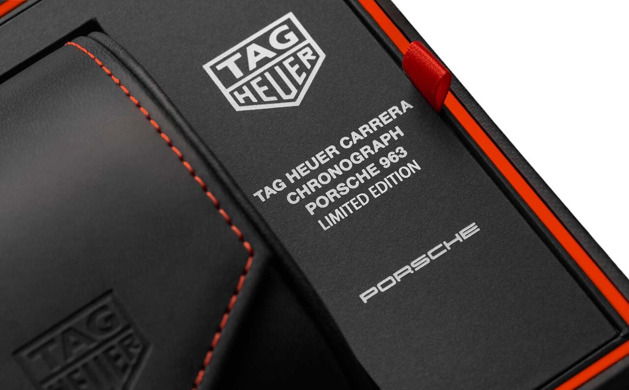 レースの臨場感が伝わるタイムピース「タグ・ホイヤー カレラ クロノグラフ × ポルシェ963」が登場|TAG HEUER
