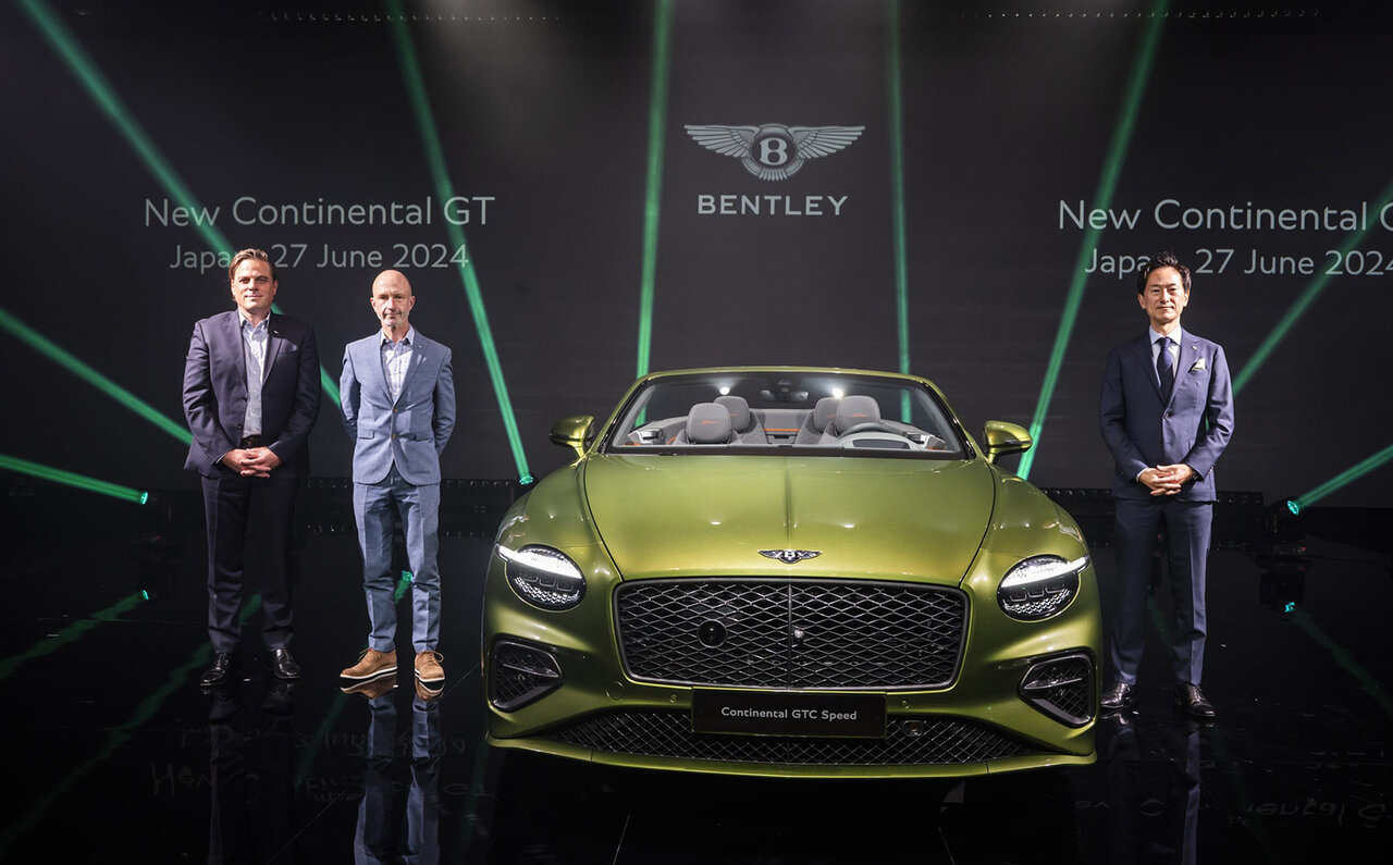 ベントレー史上もっともパワフルなコンチネンタルGTがジャパンプレミア