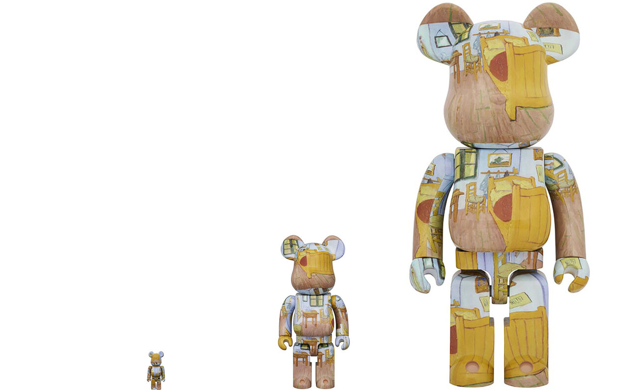 BE@RBRICKにゴッホの“The Bedroom”が100% & 400%と1000%で登場 | MEDICOM TOY