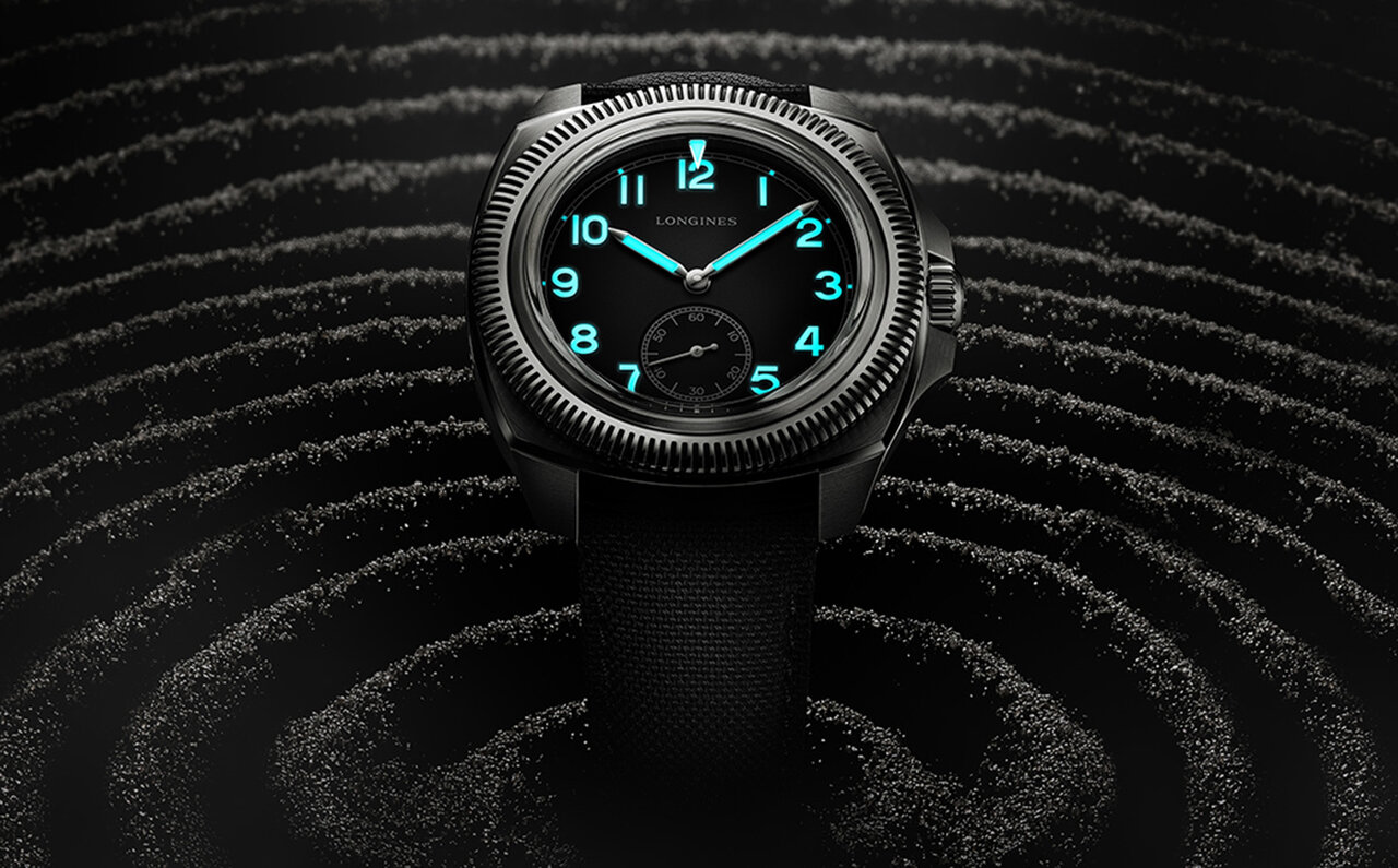 「ロンジン パイロット マジェテック」に軽量なグレード5チタン製モデルが登場｜LONGINES