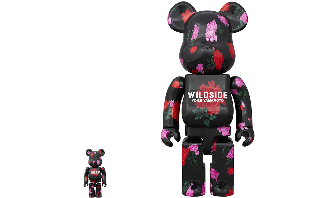 牡丹が咲き乱れるWILDSIDE YOHJI YAMAMOTO × BE@RBRICK | MEDICOM TOY