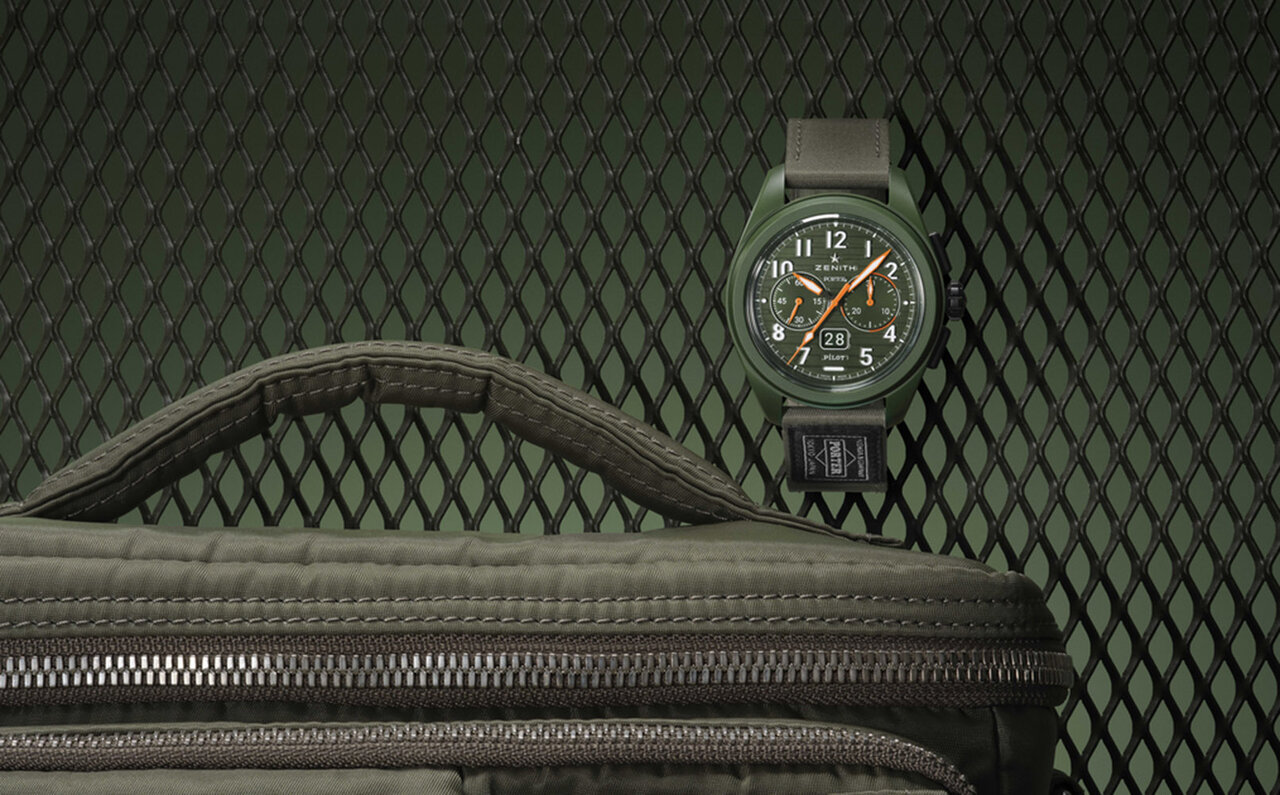 ZENITH x PORTER｜ゼニス×ポーター パイロット ビッグデイト フライバック ポーター エディション