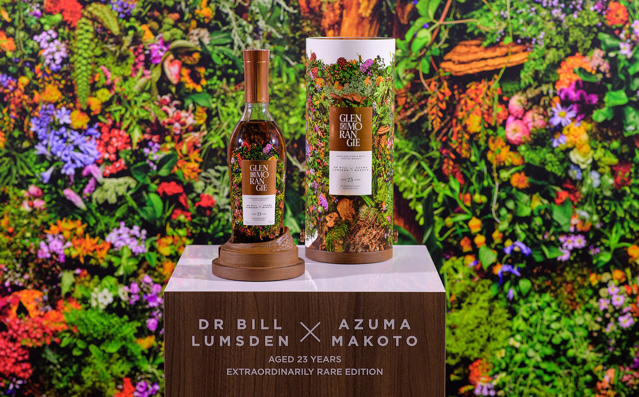 フラワーアーティスト・東 信がグレンモーレンジィと造り上げた「森羅万象」を描くウイスキーを試す