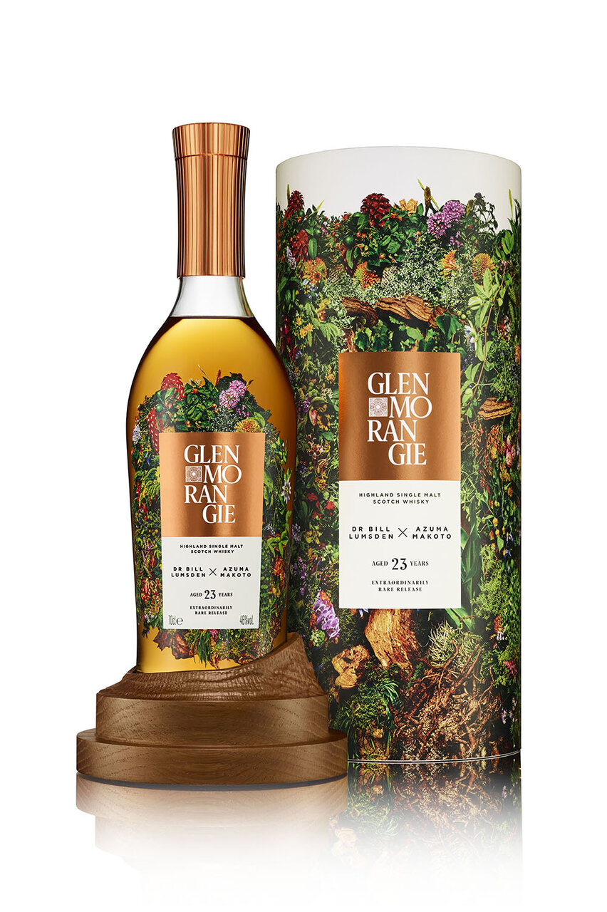 フラワーアーティスト・東 信がグレンモーレンジィと造り上げた「森羅万象」を描くウイスキーを試す