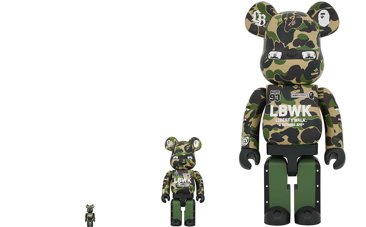 BE@RBRICK LBWK × BAPEⓇ 100% & 400% / 1000%