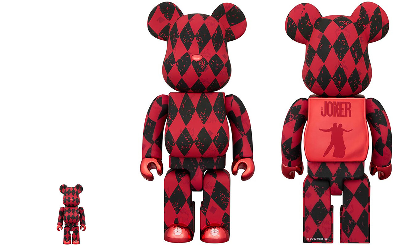 MCMと『ジョーカー:フォリ・ア・ドゥ』のコラボレーションによるBE@RBRICKが誕生 | MEDICOM TOY